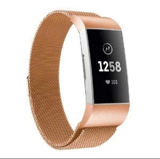 Milanese Loop Strap for Fitbit Charge 3/ 3SE/ 4