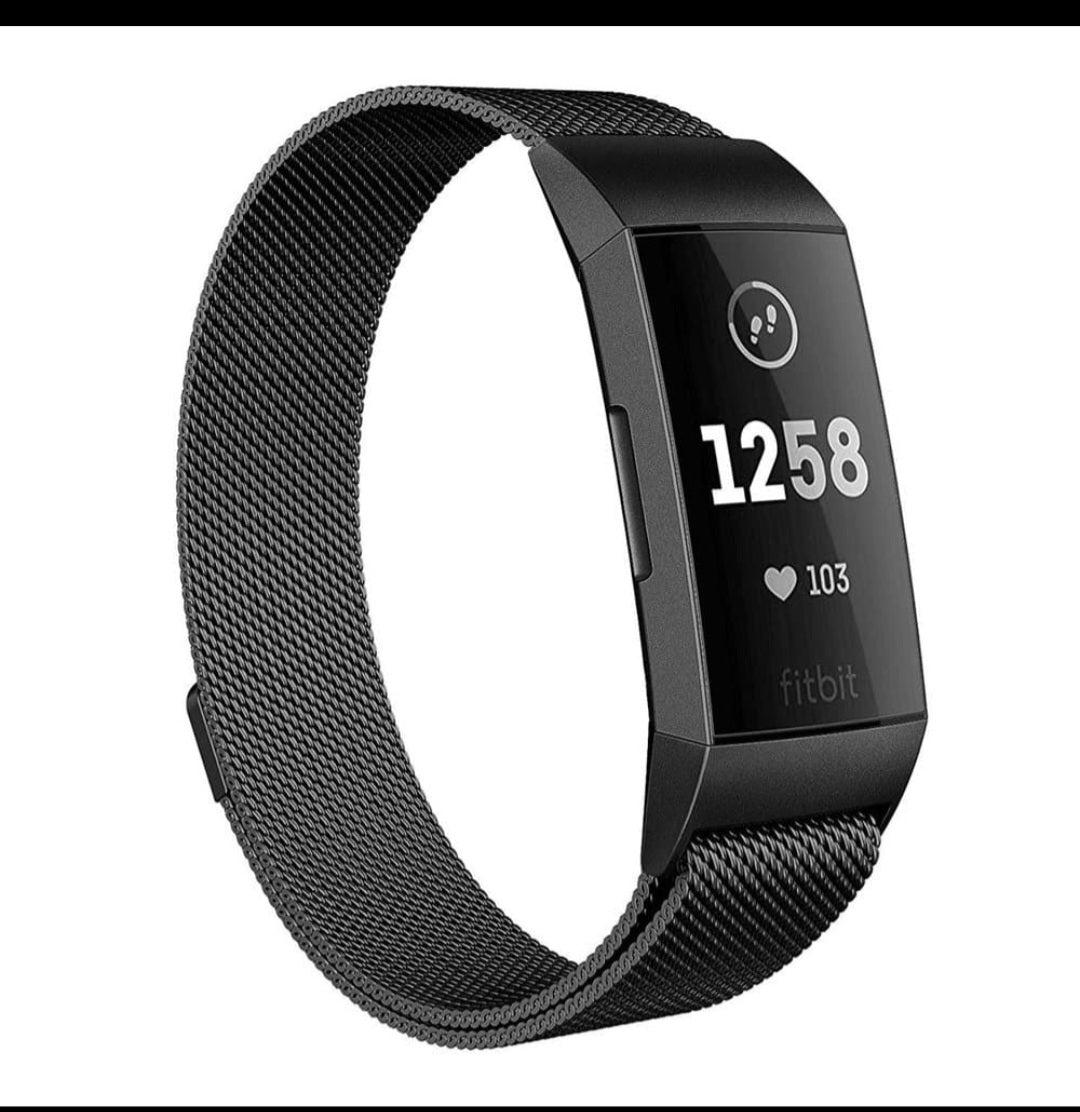 Milanese Loop Strap for Fitbit Charge 3/ 3SE/ 4