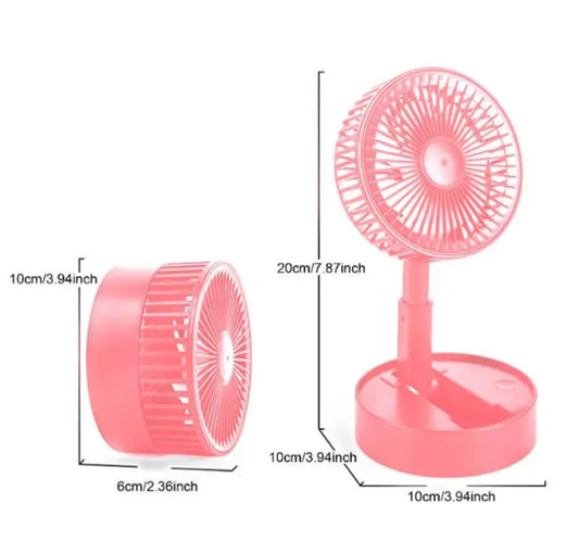 Portable And Adjustable Mini Handheld Desk Fan