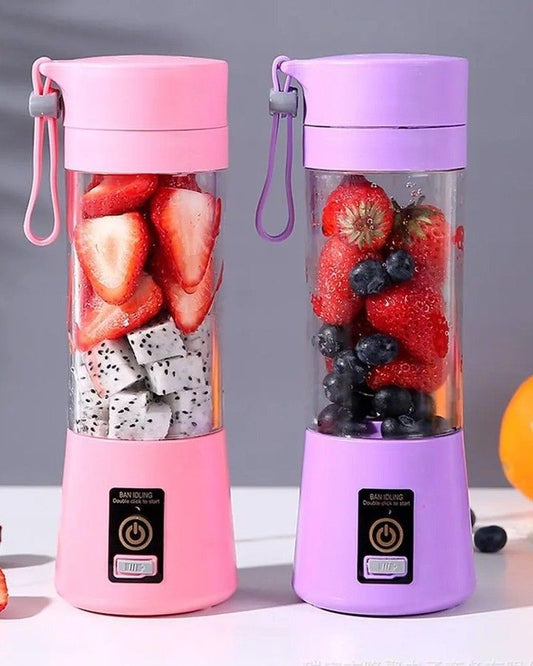 Portable Rechargeable Fruit and Juice Blender BLUE